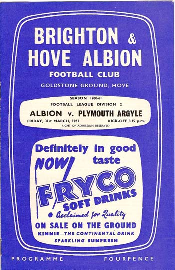 Brighton & Hove Albion FC v Plymouth Argyle FC